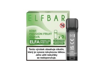 Elf Bar Elfa POD 2Pack - Kiwi Passion Fruit Guava 20 mg/ml, 1ks