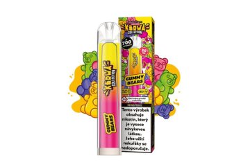 Kurwa 700 jednorázová e-cigareta Gummy Bears (gumový medvídci) 20mg/ml 1ks